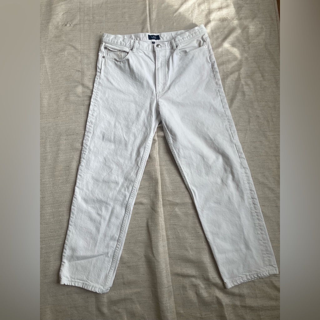 White A.P.C. Womens Jeans
